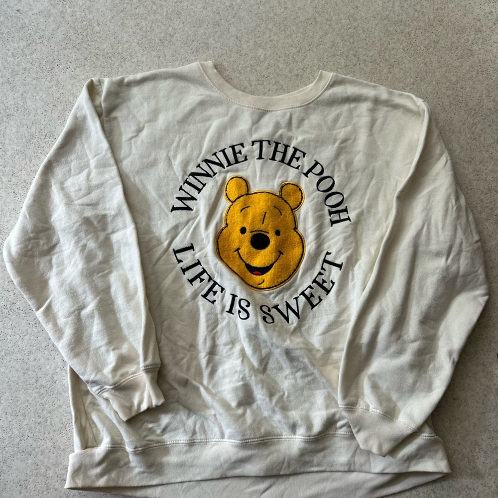 Winnie the Pooh Cream Sweatshirt